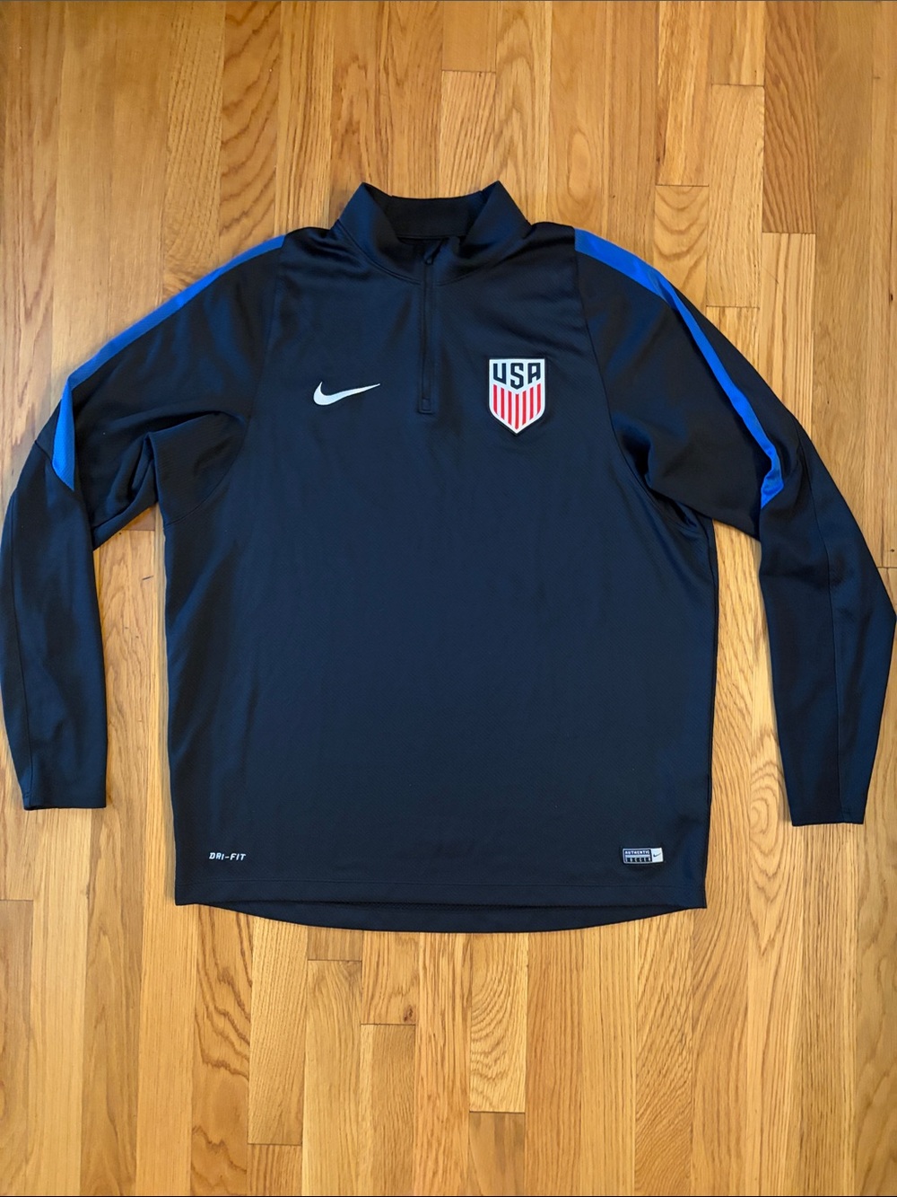 Nike USA Soccer USMST Authentic Black Jacket - Men’s XL